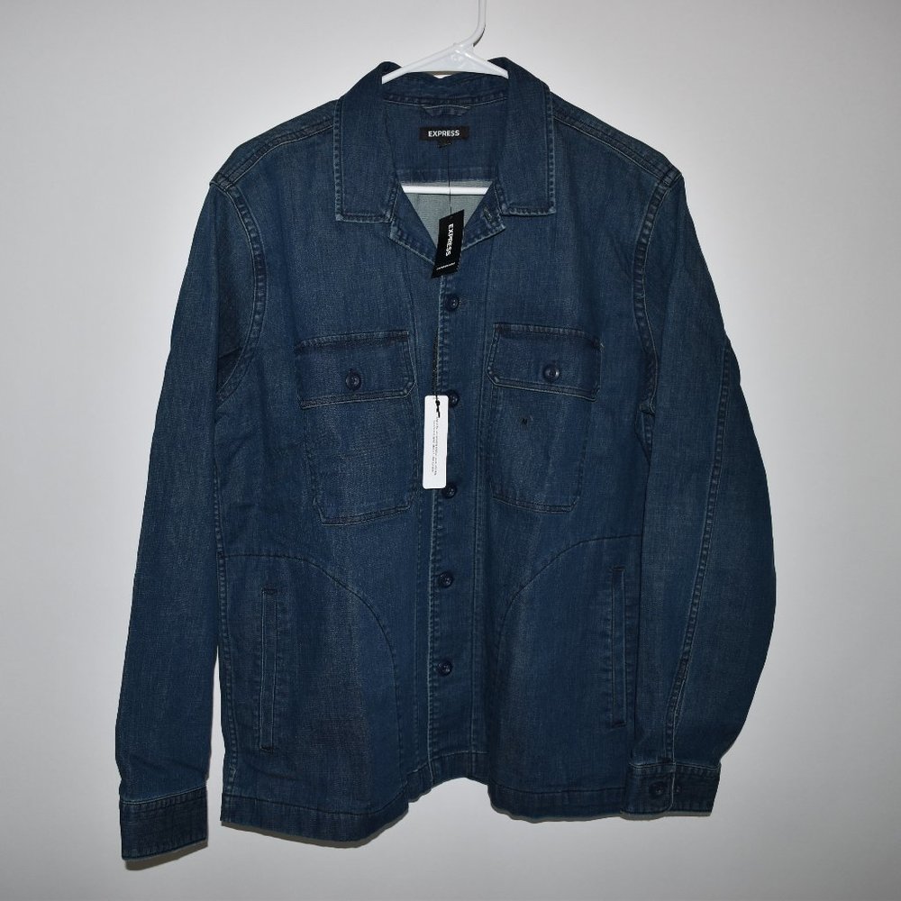 Men's NWT Medium Express Jean Shirt